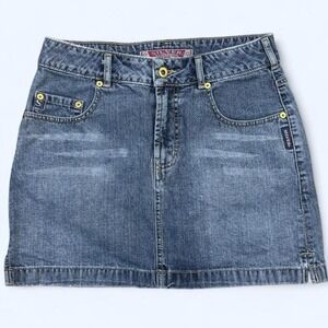 Y2K denim mini skirt‎ by Silver Jeans Co.
